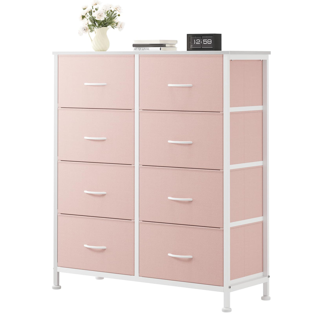 9 Drawer Black Dresser for Bedroom, Closet Organizer Storage Tower