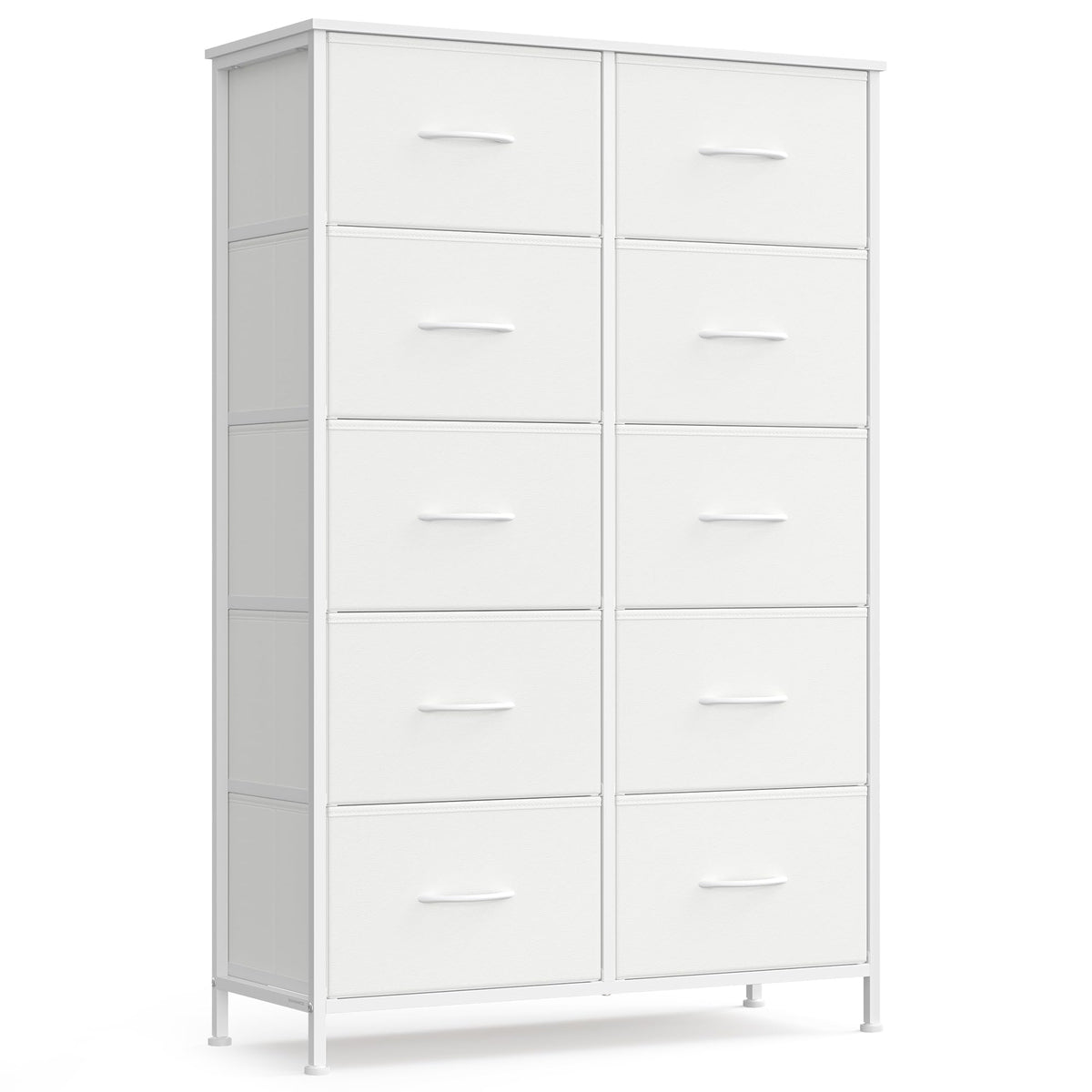 Dresser for Bedroom, Tall Dresser with 8 Fabric Drawers