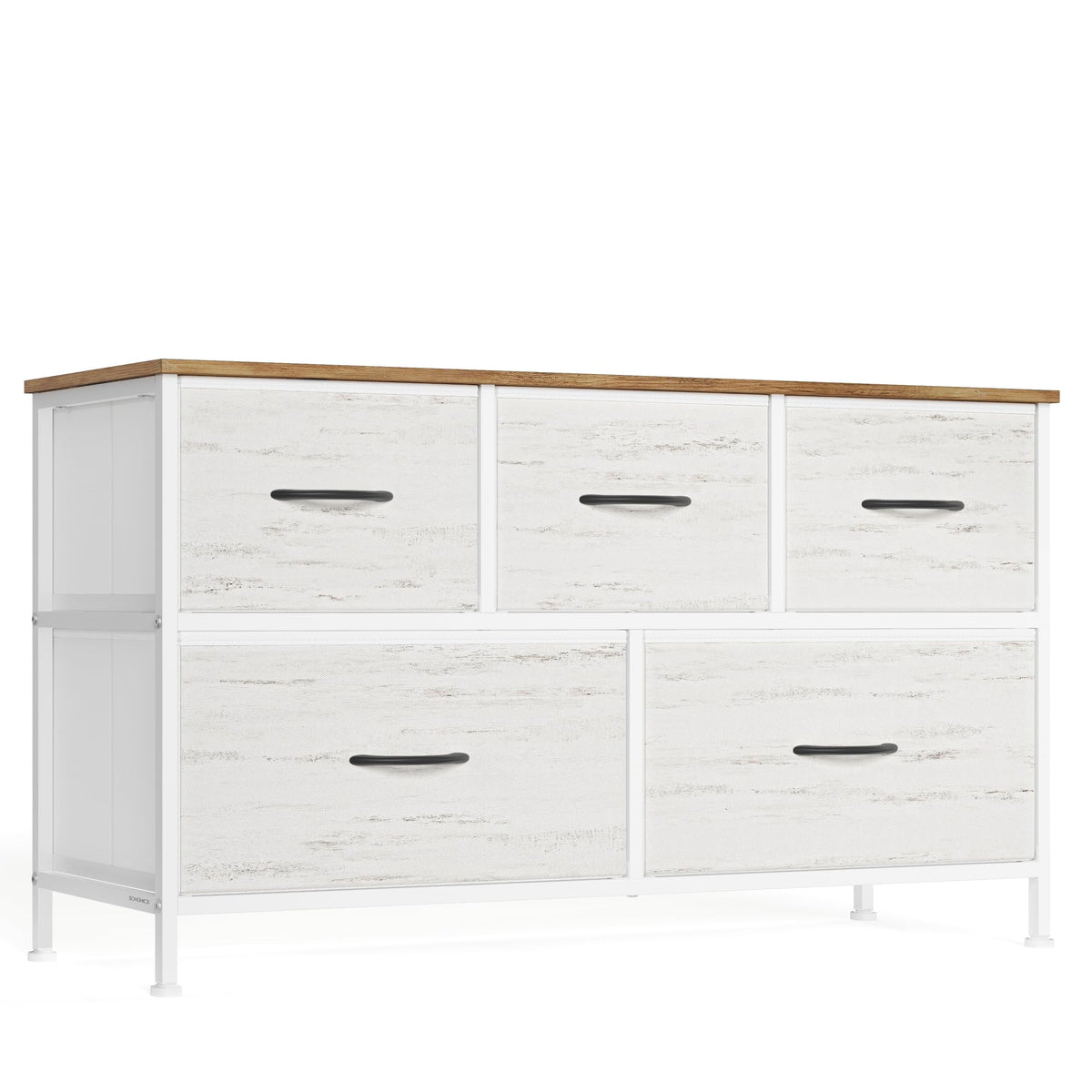 Dresser for Bedroom, Tall Dresser with 8 Fabric Drawers