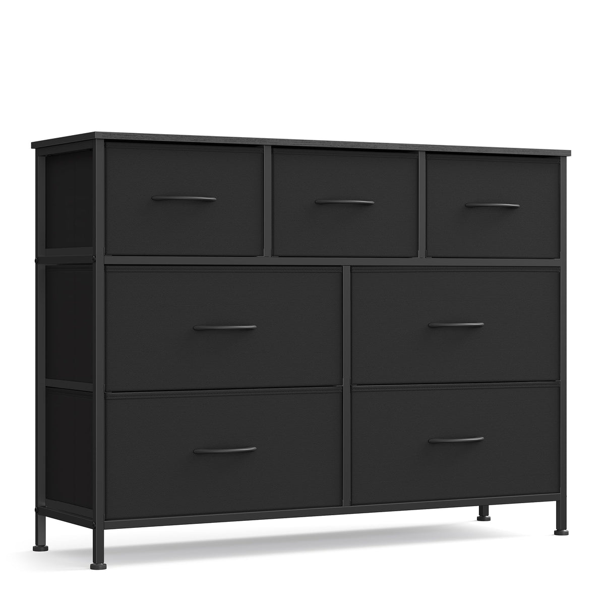 Dresser for Bedroom, Tall Dresser with 8 Fabric Drawers