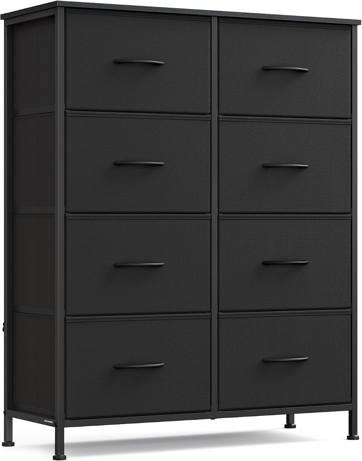 Dresser for Bedroom, Tall Dresser with 8 Fabric Drawers