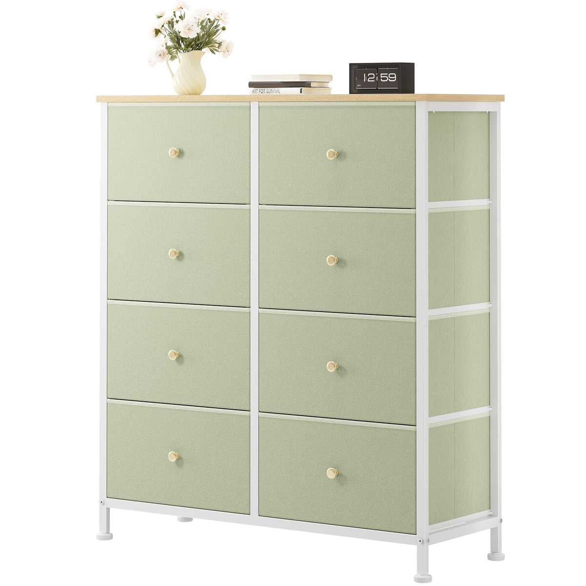 9 Drawer Black Dresser for Bedroom, Closet Organizer Storage Tower