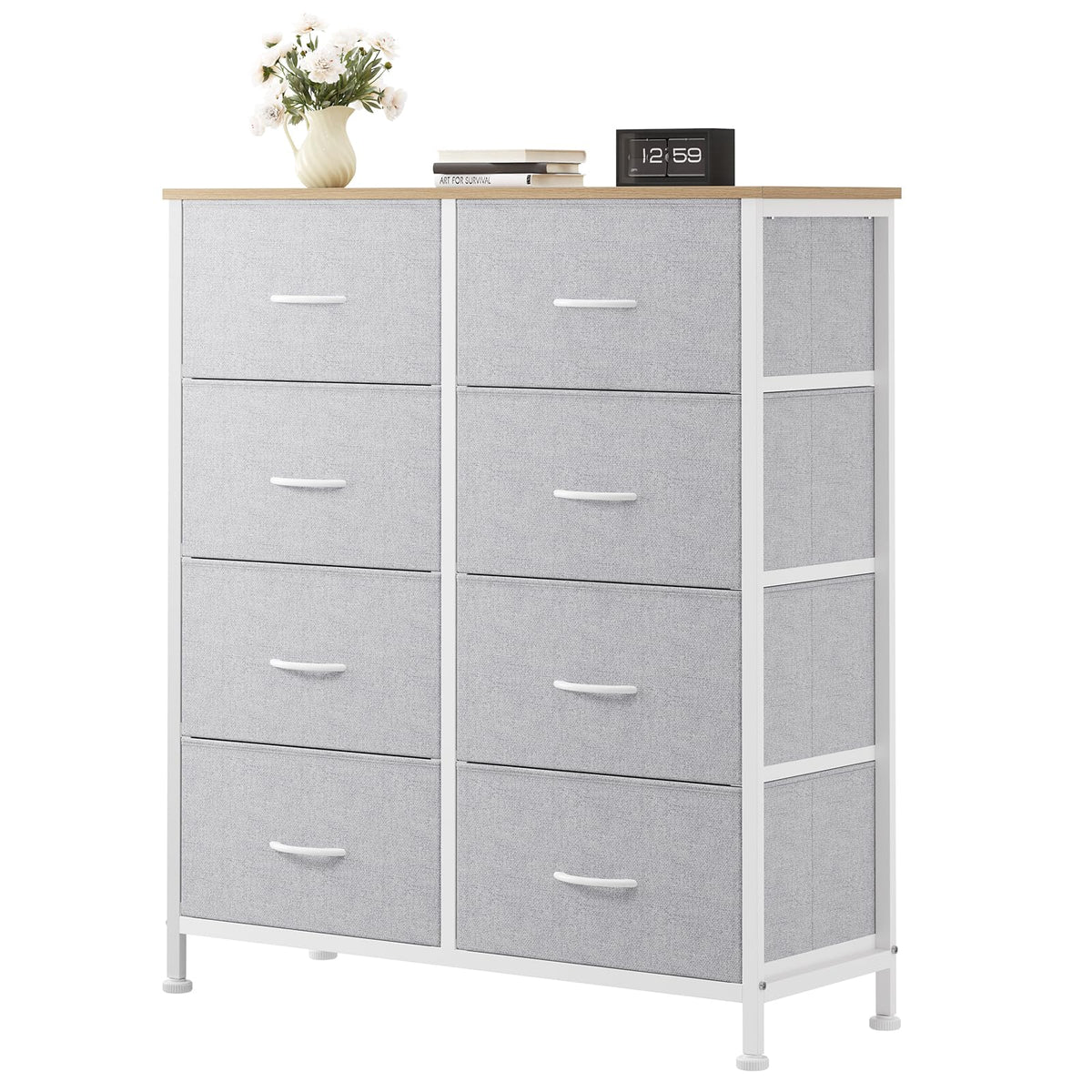 9 Drawer Black Dresser for Bedroom, Closet Organizer Storage Tower