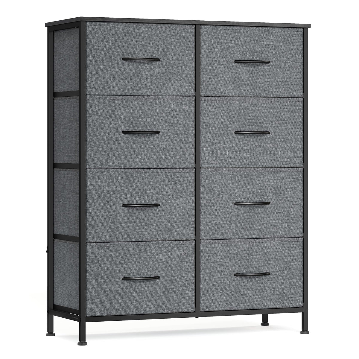 Dresser for Bedroom, Tall Dresser with 8 Fabric Drawers