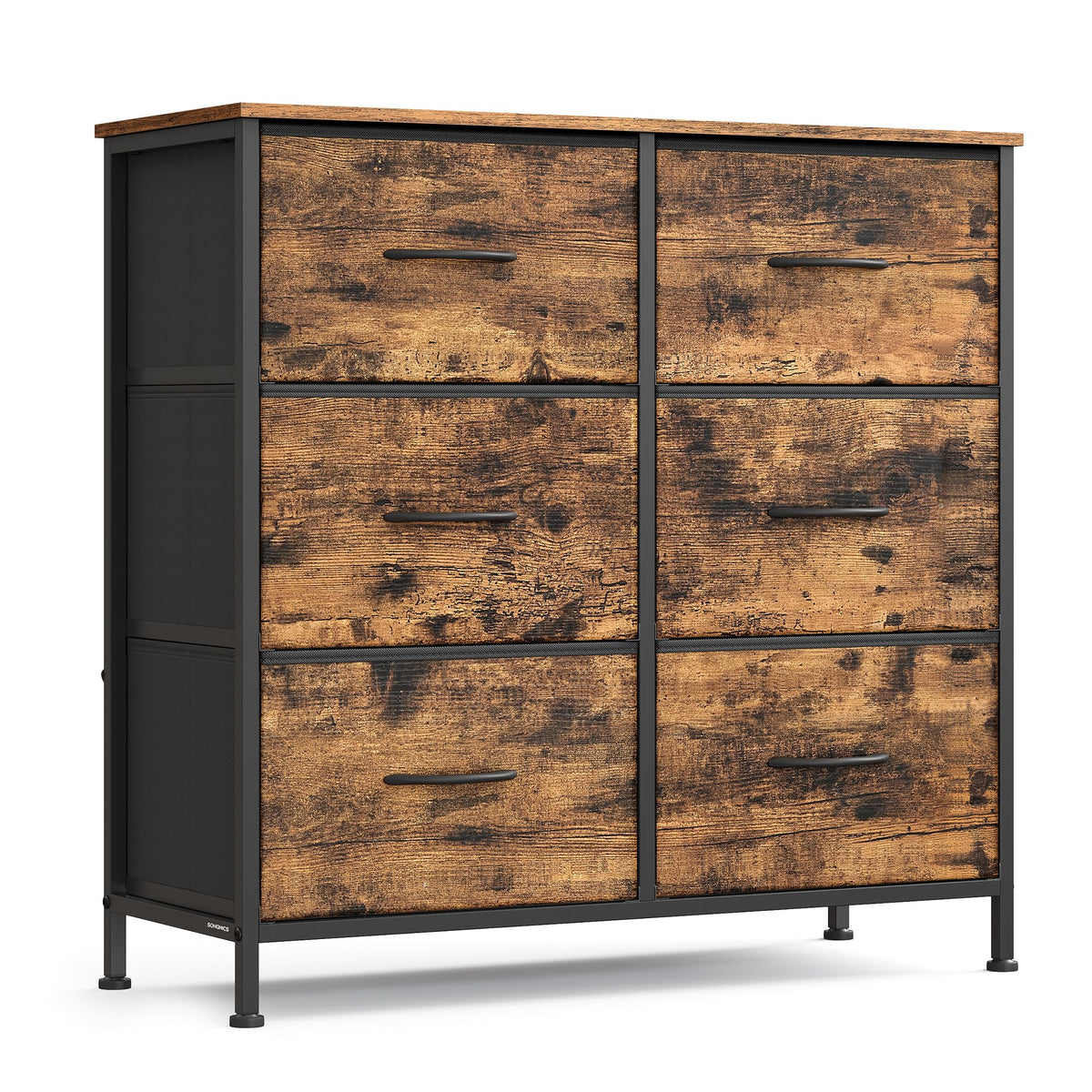 Dresser for Bedroom, Tall Dresser with 8 Fabric Drawers